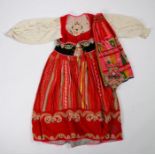 Portuguese Folk costume, Lavradeire costume, Viana do Castelo, Minho province, to include the