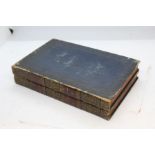 Fables de Fontaine, two volumes, published Paris 1813, marbled boards