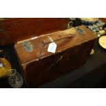Wooden case containing AA Road Book of England and Wales, cigarette lighter, Holy Bible, padlock,