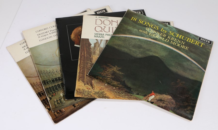 5 x Classical LPs Curzon/LSO/Kertesz - Mozart : Piano Concertos Nos 23 & 24 (SXl 6354),(x2).