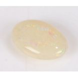 Single loose oval opal, 5.18ct