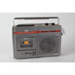 JVC three band radio cassette recorder (lacking lead), 31cm wide