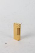 Mid 20th Century Dunhill yellow metal lighter, 6.5cm high