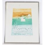 Michael Oelman, born 1941, 'Whited Sepulchre', limited edition coloured etching, 50/75, housed