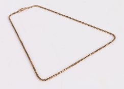 9 Carat Gold Necklace, gross weight 6.4g