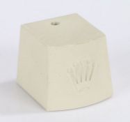 Rolex watch stand, with raised crown logo, 3.5cm high