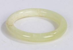 Jade Bangle, 8.2cm diameter, gross weight 52.1g