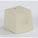 Rolex watch stand, with raised crown logo, 3.5cm high