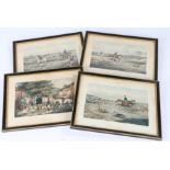 Set of four hunting prints after Henry Alken, Going Out, The Course, Soho, The Death, all housed