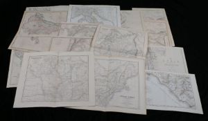 Collection of fifteen world maps, to include The Dispatch Atlas, Afghanistan, Syria, Central