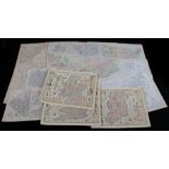 W & A.K. Johnston, coloured maps, to include Asia, Egypt Arabia Petraea and Lower Nubia, Turkey in