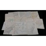 Collection of fourteen world maps, to include The Dispatch Atlas, Java and Sumatra, Afghanistan,