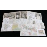 British County maps, to include Dugdales England and Wales Delineated, Merionethshire,