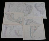Collection of The Dispatch Atlas world maps, to include Central America, South America (2 sheets),