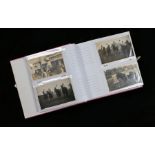 Collection of early 20th Century portrait photographs and prints, to include sports teams, stage