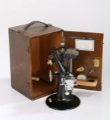 Bellingham & Stanley Ltd. London refractometer, No. 486405, housed in a fitted case with