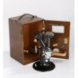 Bellingham & Stanley Ltd. London refractometer, No. 486405, housed in a fitted case with