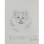 Louis Wain (1860-1939) interest- early 20th Century "Pen and Pencil Memories Album" containing