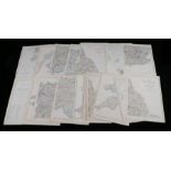 Collection of twenty British county maps, to include The Dispatch Atlas, three England and Wales