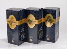 Courvoisier VS Cognac, 75cl, 40%, three boxed bottles, (3)