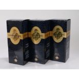 Courvoisier VS Cognac, 75cl, 40%, three boxed bottles, (3)