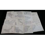 Collection of The Dispatch Atlas world maps, to include Italy, Corsica & Sardinia, Naples Northern