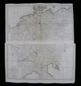 Captain Chaucard, "A reduced map of the Empire of Germany, Holland, the Netherlands, Switzerland,