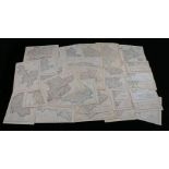 Collection of The Dispatch Atlas county maps, to include Northamptonshire, Hampshire, Norfolk,