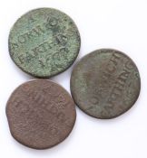 Norfolk, Norwich Farthing Tokens, 1667 and two 17th Century, (3)