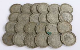 George V, a collection of pre 1947 Half Crowns, 1921 x 24, (24)