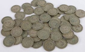 George VI, a collection of Two Shilling coins, 1945 x 59, (59)
