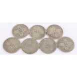 Victoria, a collection of Gothic Florin coins, MDCCCLIII x 4, MDCCCLVI x 3, (7)