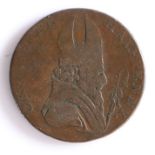 British Token, copper halfpenny, 1789, ASSOCIATED IRISH MINE COMPANY 1789 with central mining themed