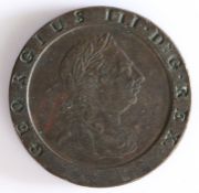 George III "Cartwheel" two Pence, 1797