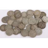 Victoria, a collection of One Shilling coins, dates to include 1882, 1883, 1879, 1872, 1852, 1853,