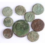 Collection of Roman coins, (9)