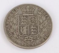 Victoria, Half Crown 1850