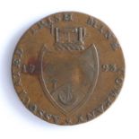 British Token, copper halfpenny, 1793, ASSOCIATED IRISH MINE COMPANY 1793, with central mining