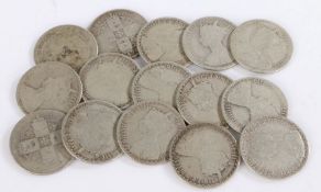 Victoria, a collection of Gothic Florins coins, (15)