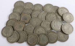 George V, a collection of pre 1947 Half Crowns, 1921 x 30, (30)