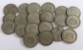 George V, a collection of pre 1947 Florins, 1921 x 20, (20)