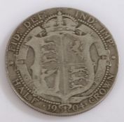 Edward VII, Half Crown, 1904