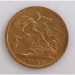 Victoria, Half Sovereign, 1900, St George and the Dragon