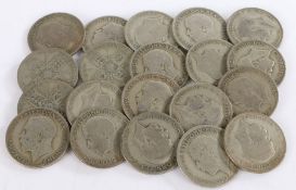 George V, a collection of pre 1947 Florins, 1921 x 20, (20)