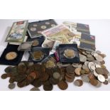 Collection of coins, to include a Royal Mint 1994 Coin set, Commemorative coins, British Coinage