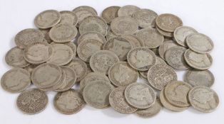 Victoria, a collection of One Shillings, 1893 x 14, 1897 x 18 and 1899 x 29, (61)