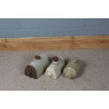 Three stoneware foot warmers, to include Doultons reliable foot warmer (3)