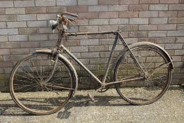 Mid 20th Century Raleigh gentlemans bicycle, with Sturmey Archer three speed gears