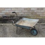 Small galvanised wheelbarrow