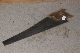 Spear & Jackson hand saw, 74cm long